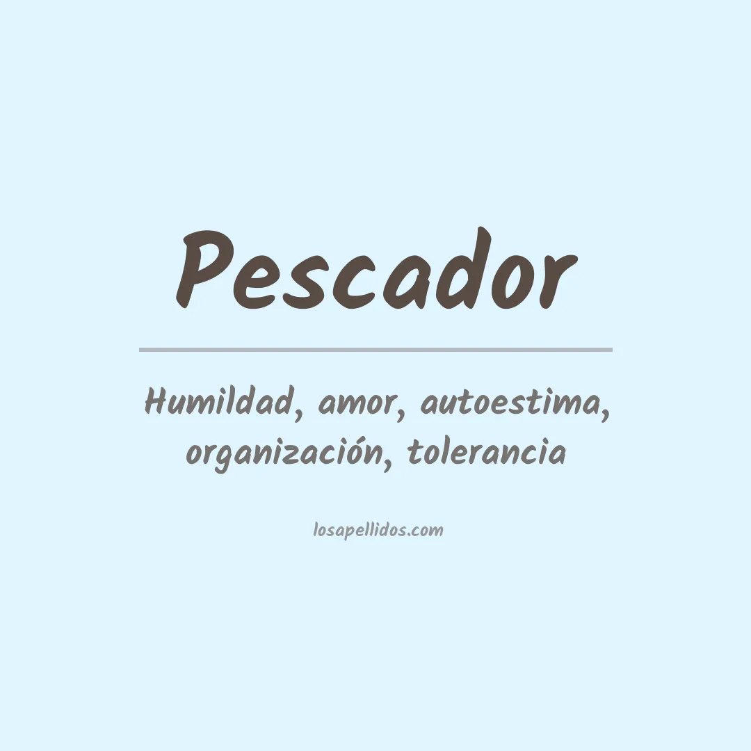 Apellido Pescador