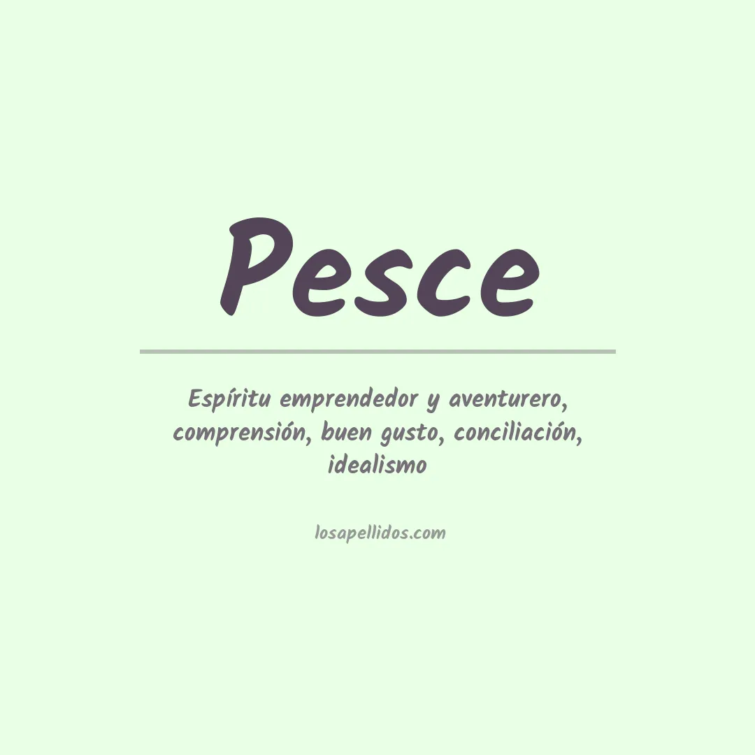 Apellido Pesce