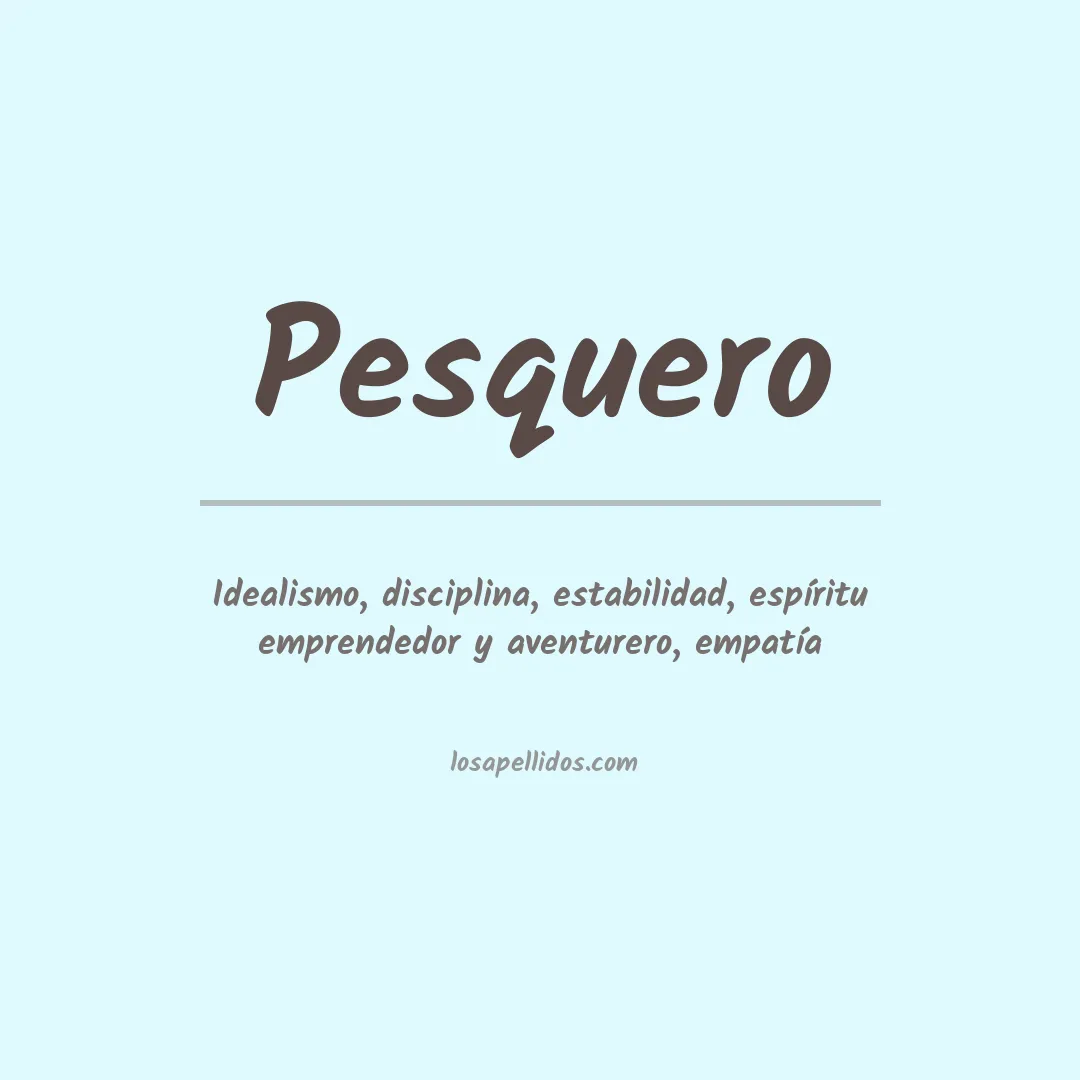 Apellido Pesquero