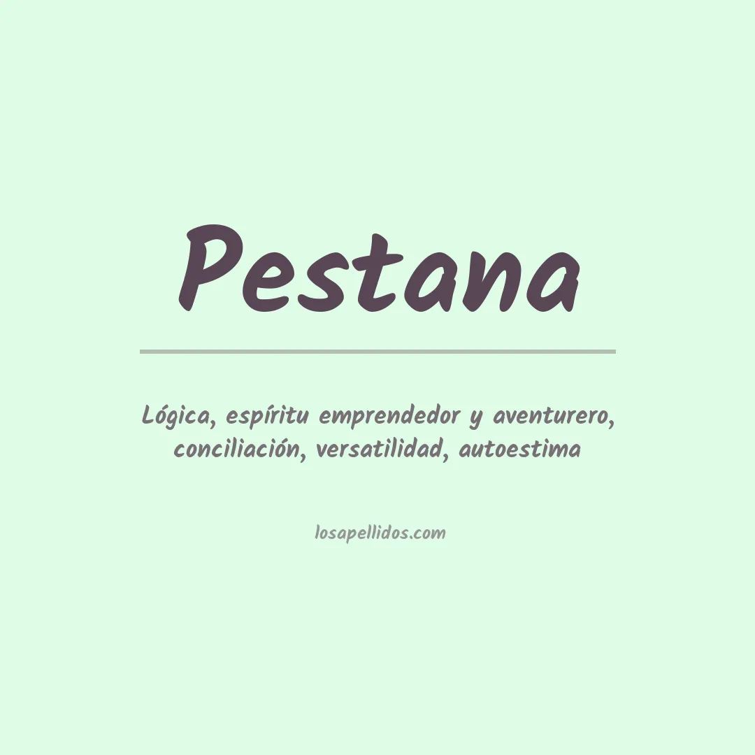 Apellido Pestana