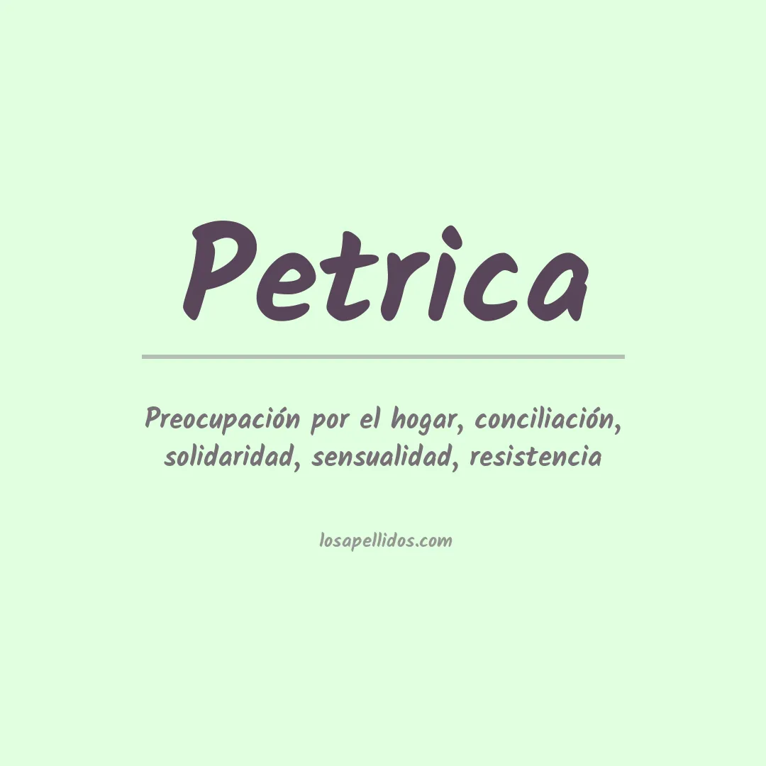 Apellido Petrica