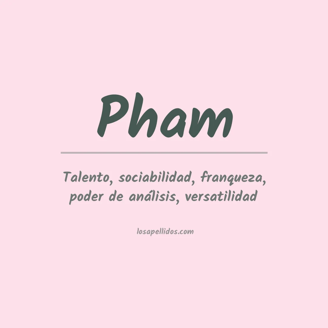 Apellido Pham