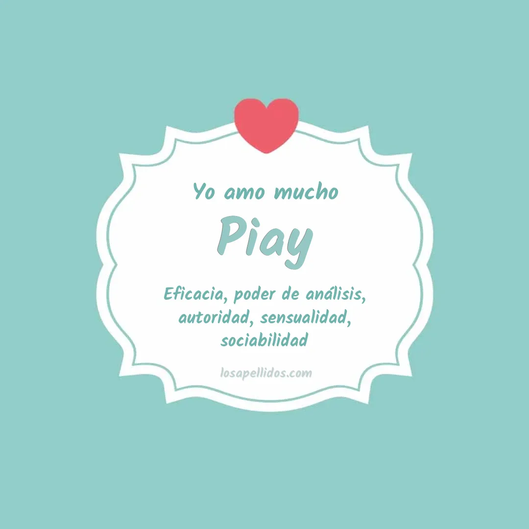 Yo amo mucho Piay