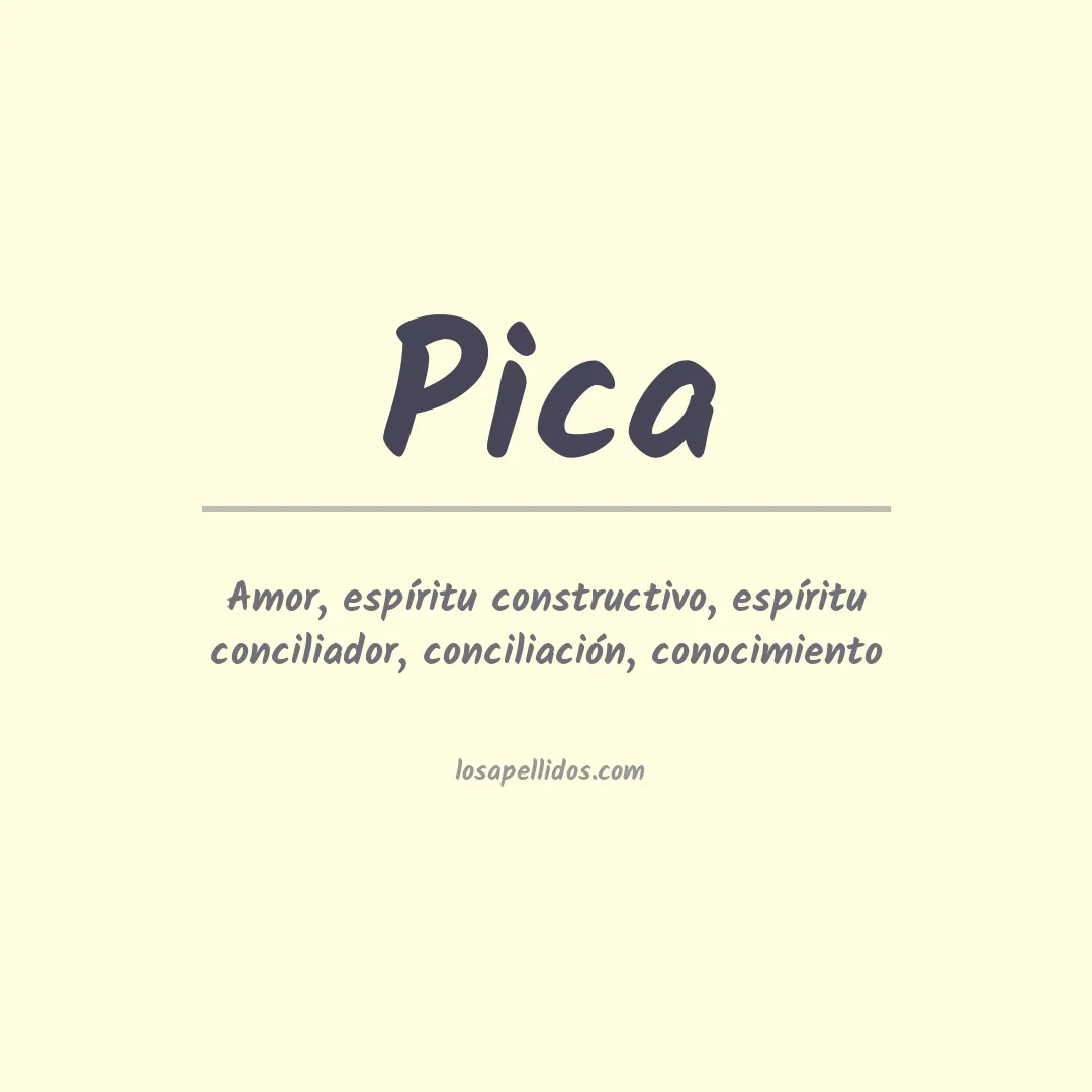 Apellido Pica