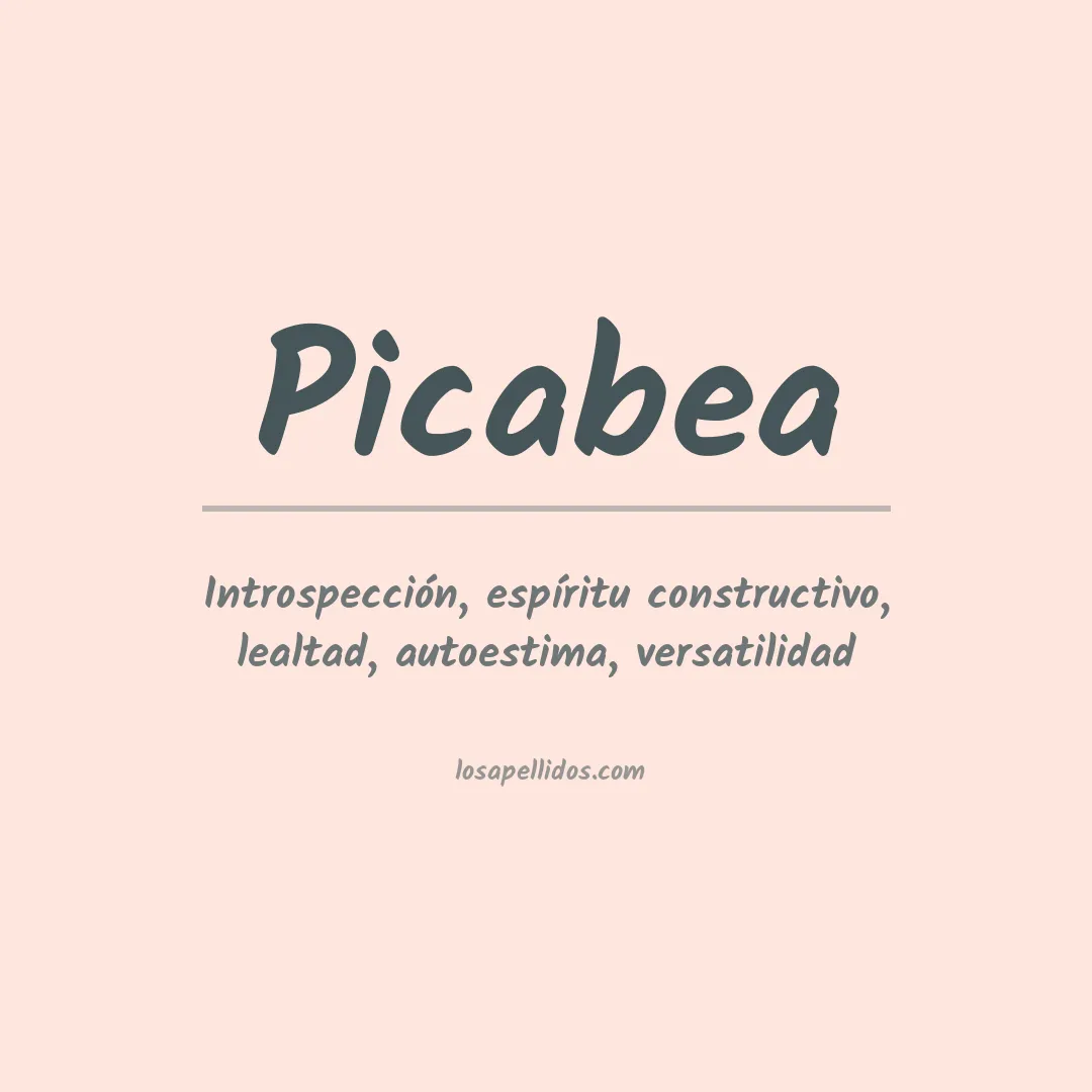 Apellido Picabea