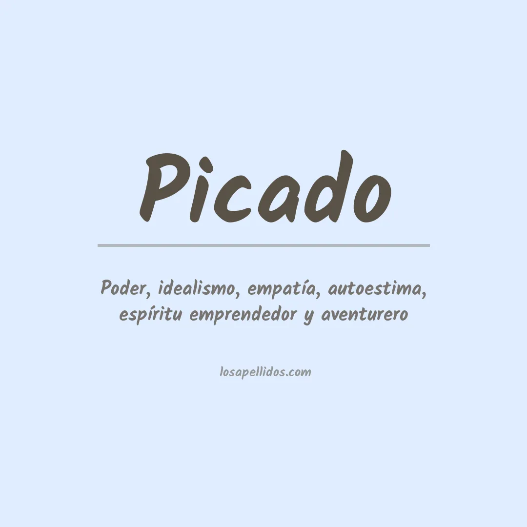 Apellido Picado