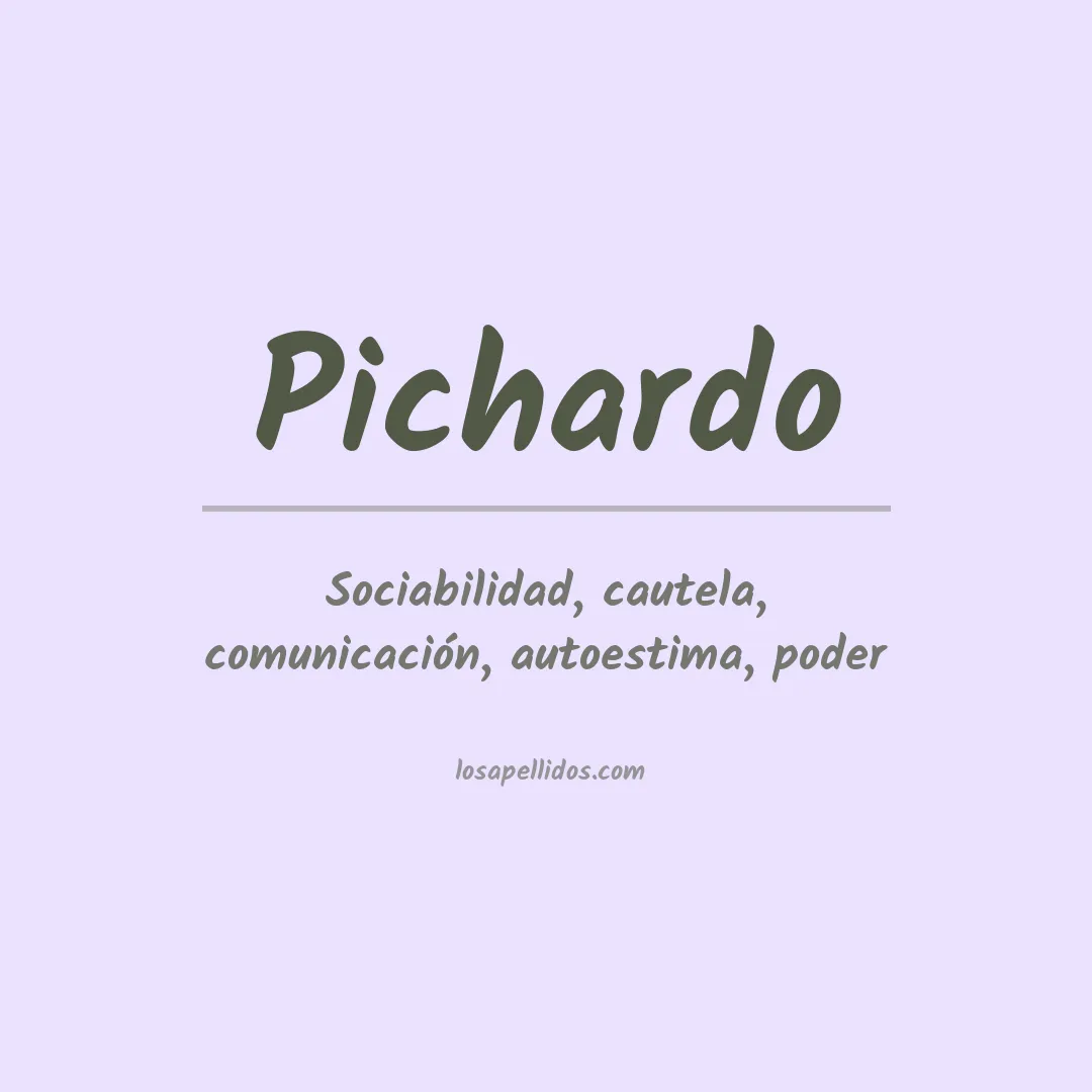 Apellido Pichardo