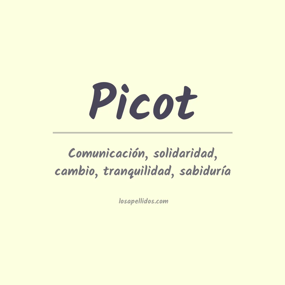 Apellido Picot