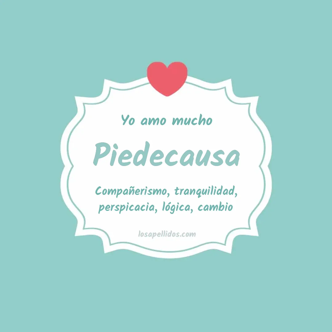 Yo amo mucho Piedecausa