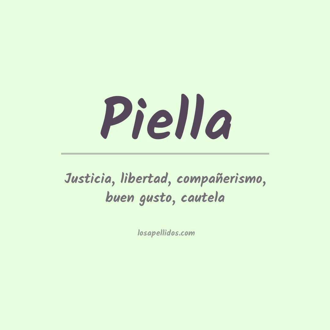 Apellido Piella