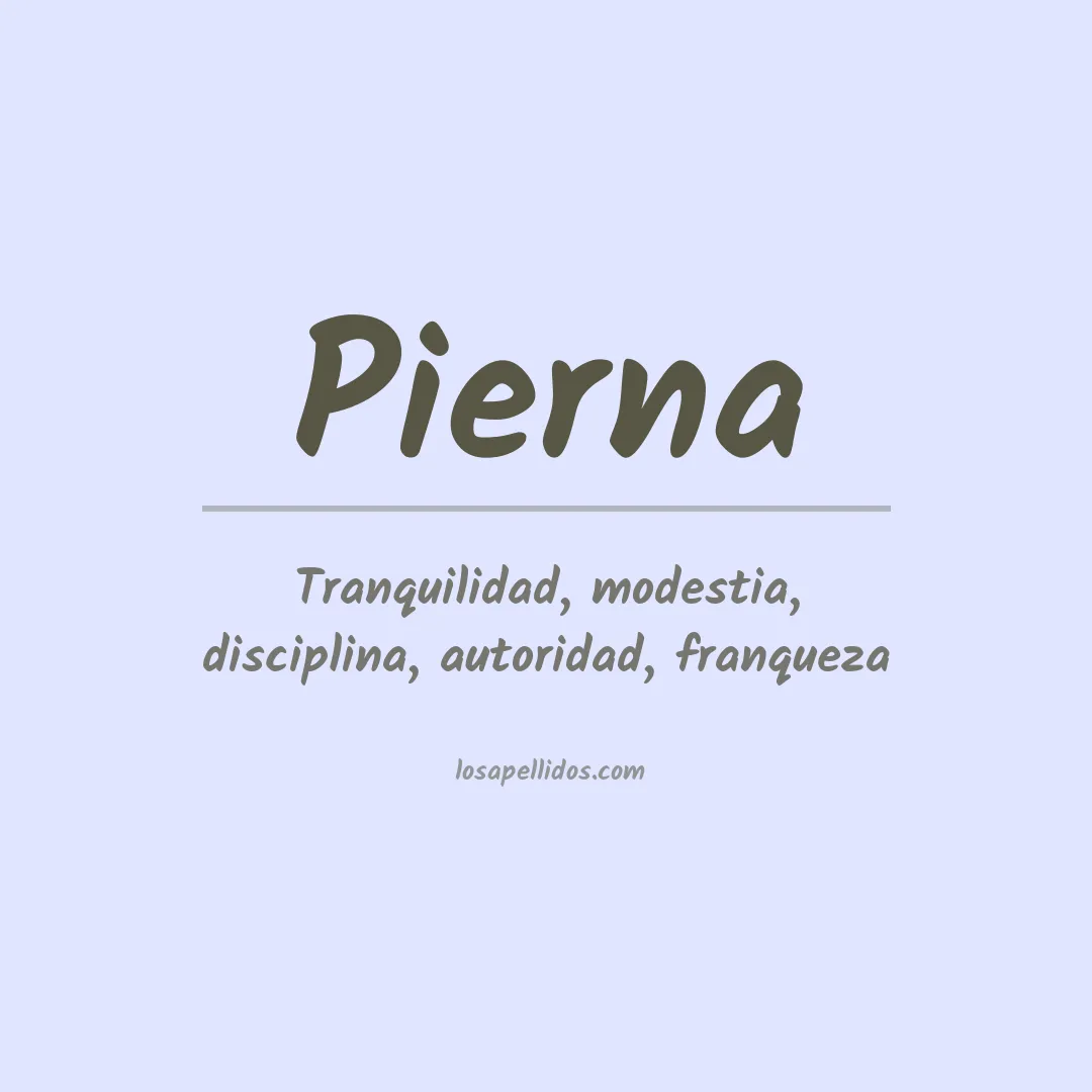Apellido Pierna