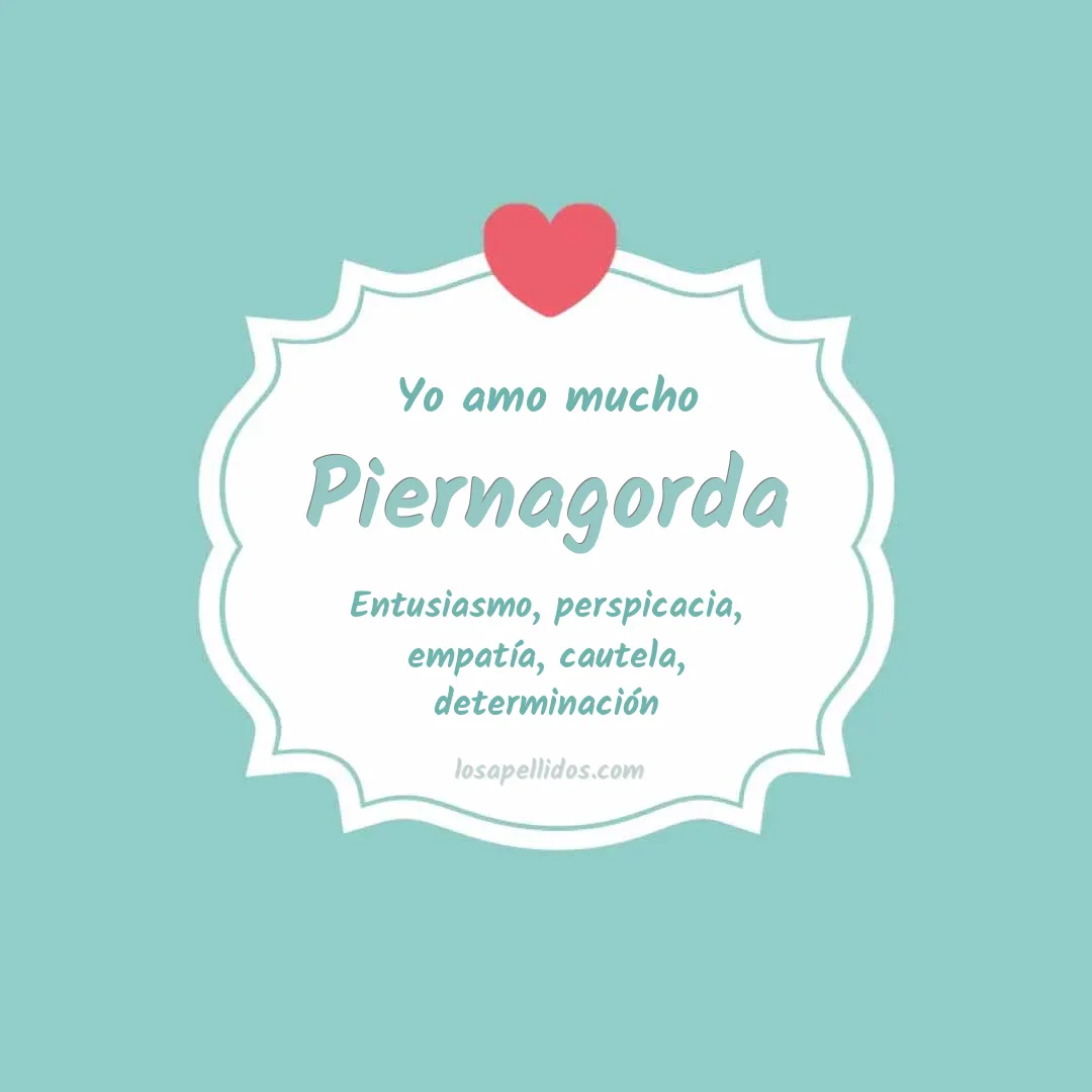 Yo amo mucho Piernagorda