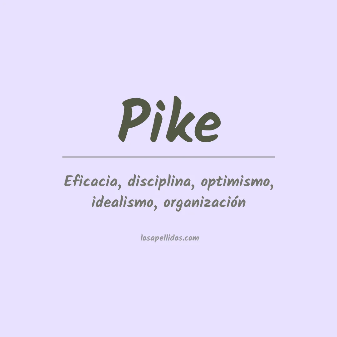 Apellido Pike