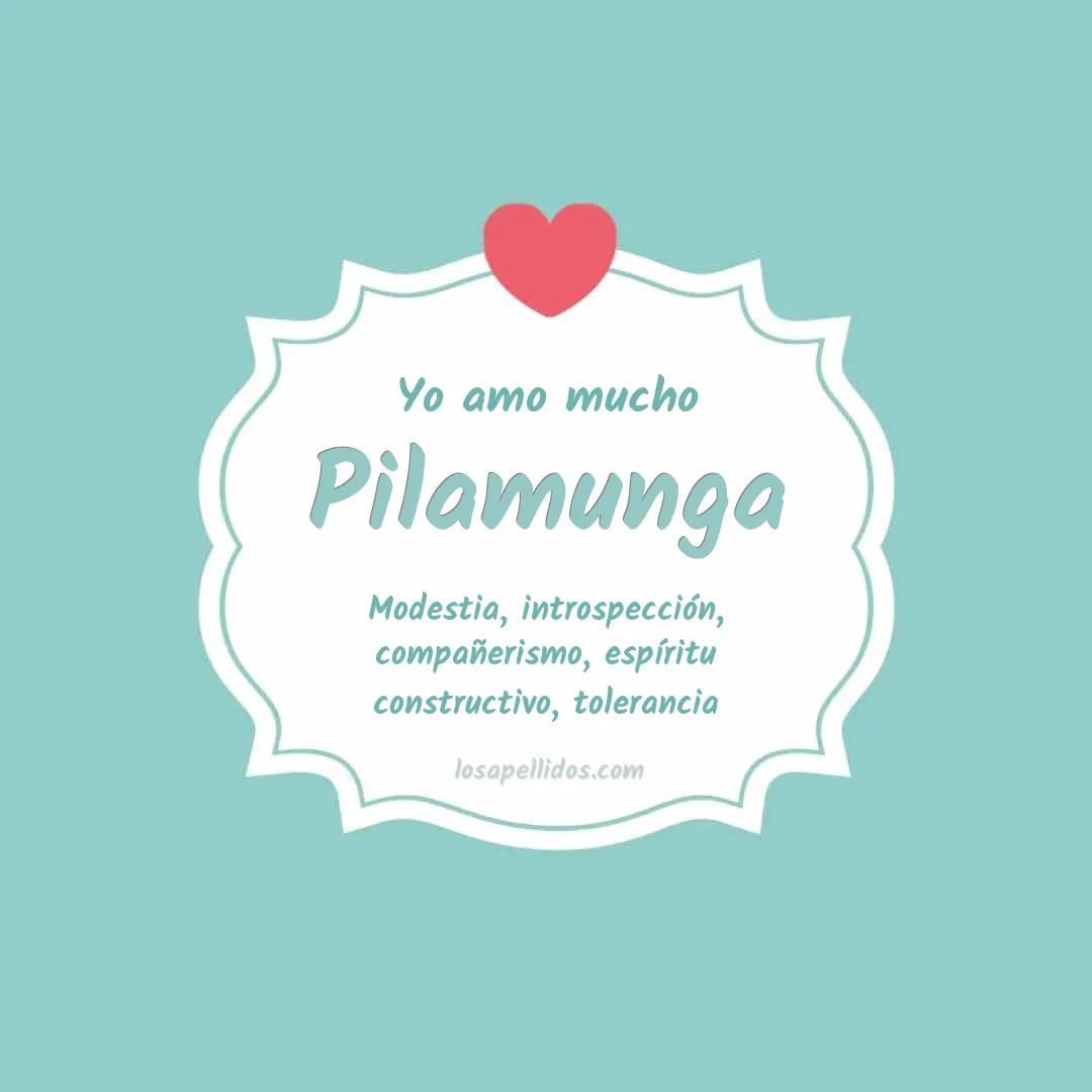 Yo amo mucho Pilamunga