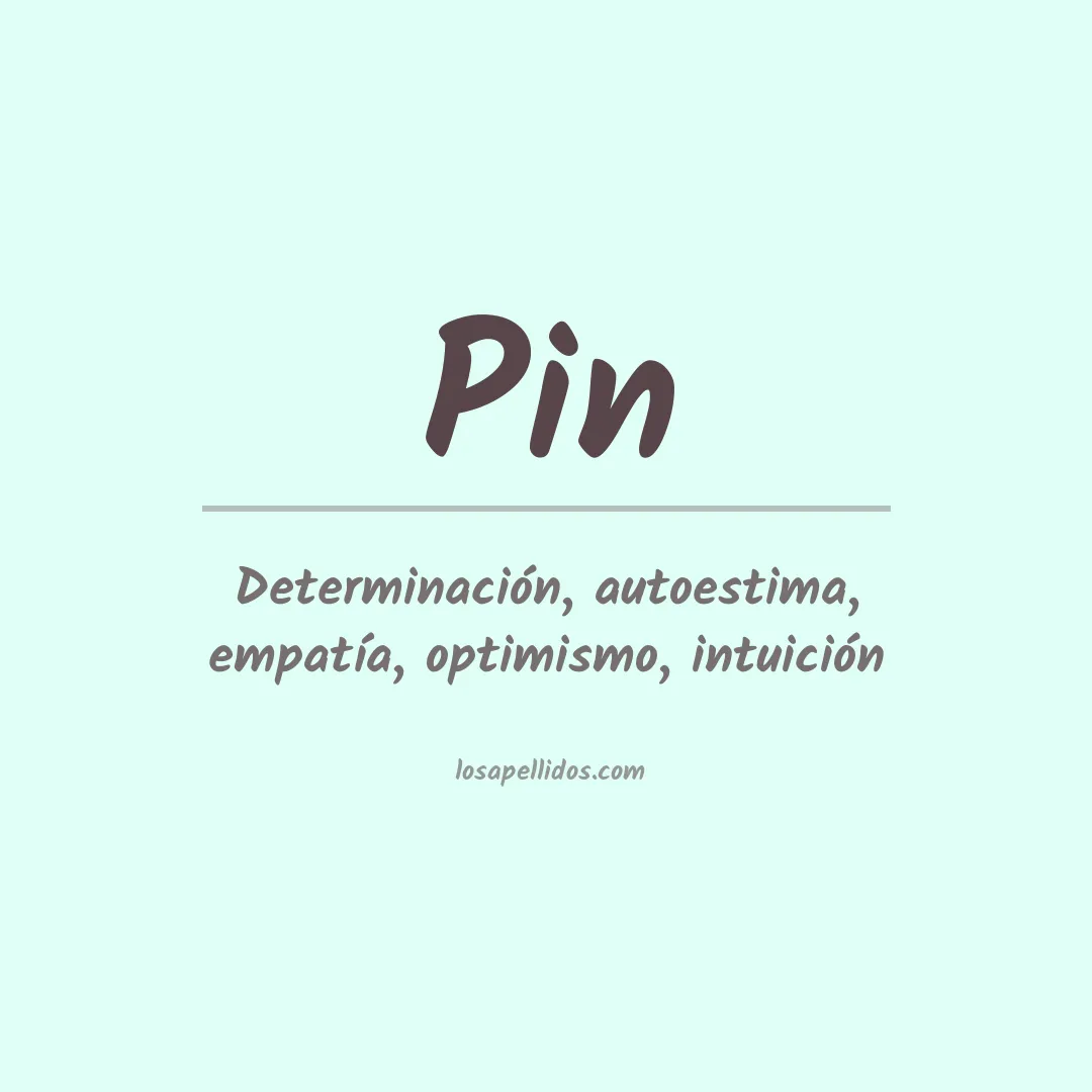 Apellido Pin