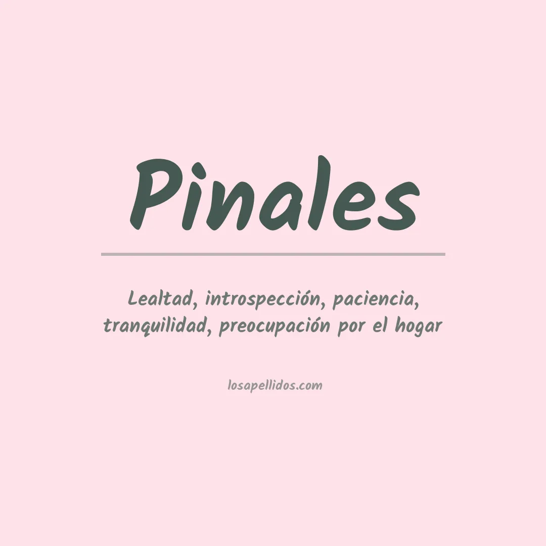 Apellido Pinales
