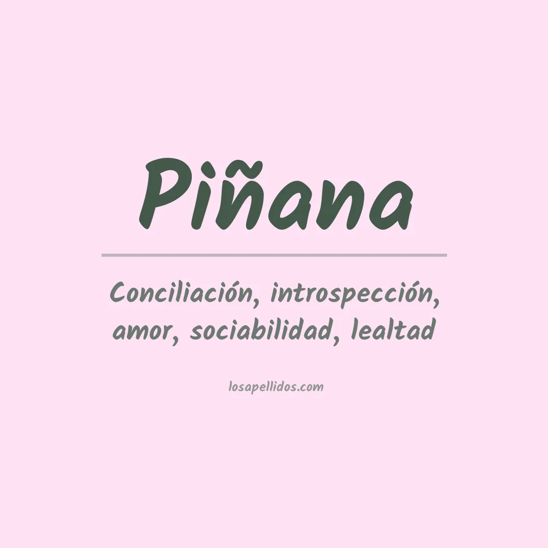 Apellido Piñana