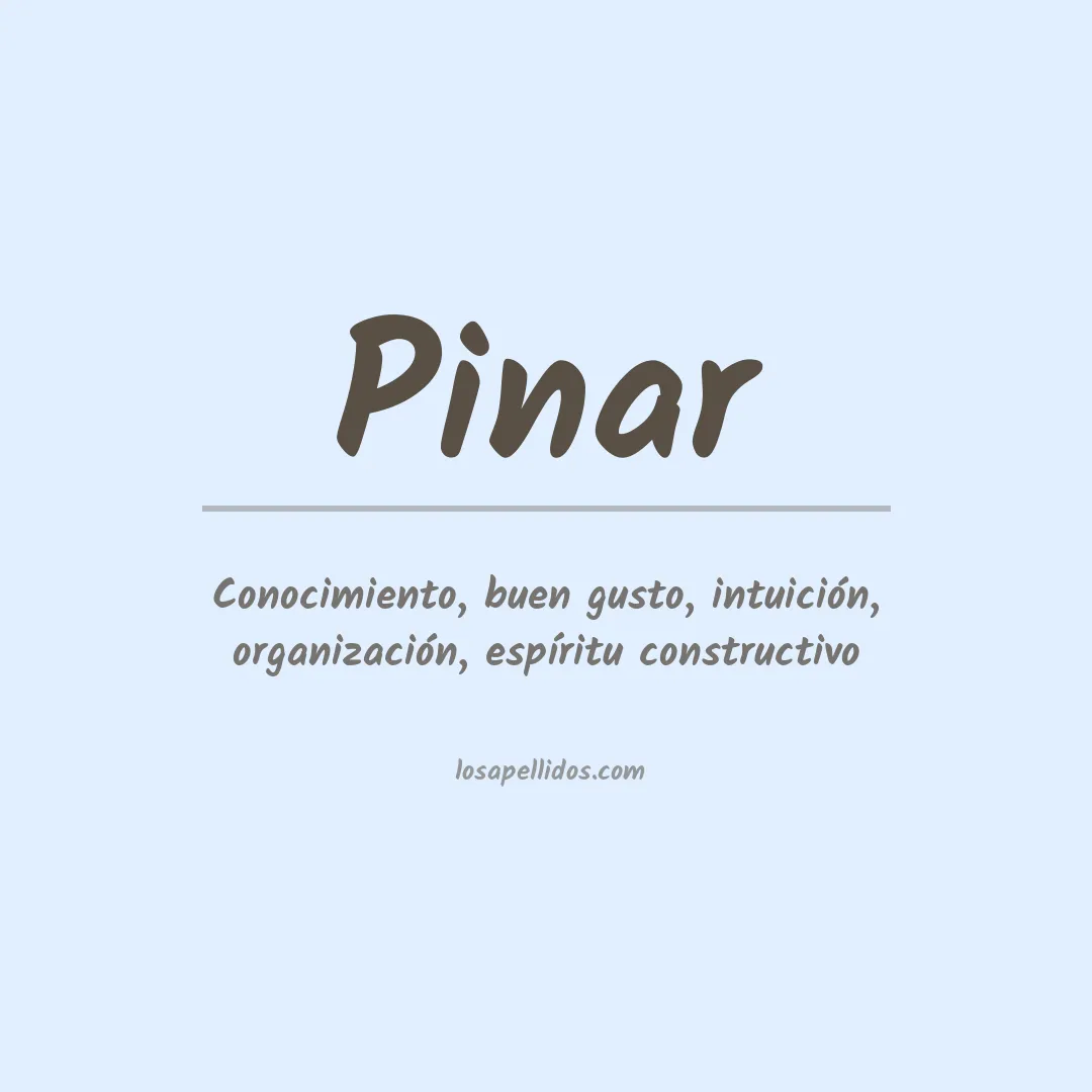 Apellido Pinar
