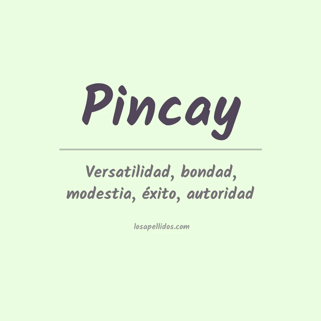 Apellido Pincay