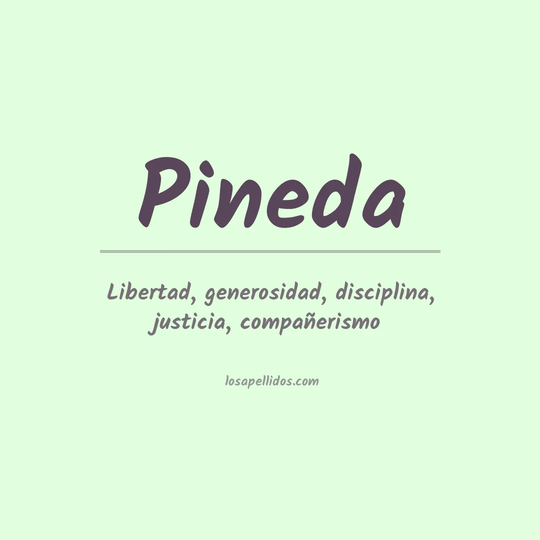 Apellido Pineda