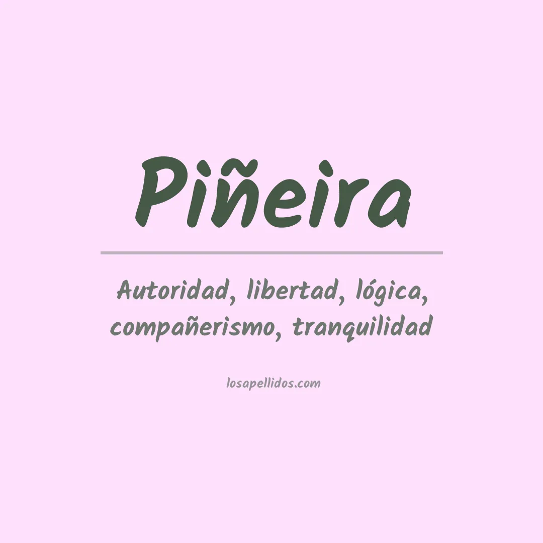 Apellido Piñeira