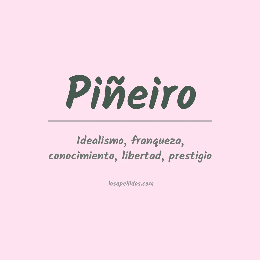 Apellido Piñeiro