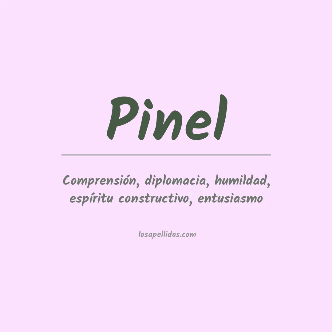 Apellido Pinel