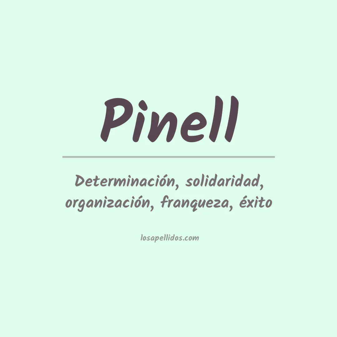 Apellido Pinell