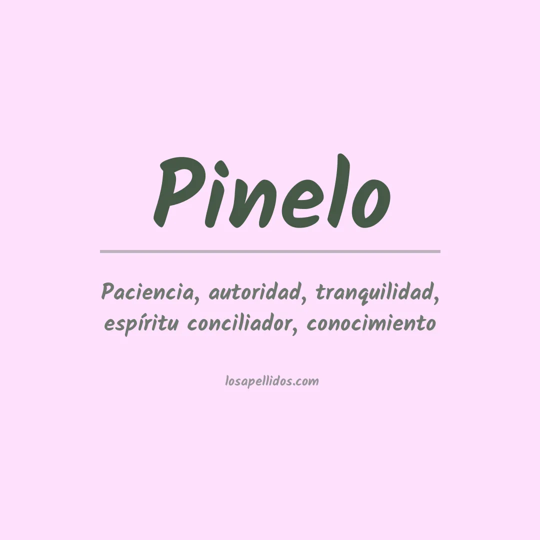 Apellido Pinelo
