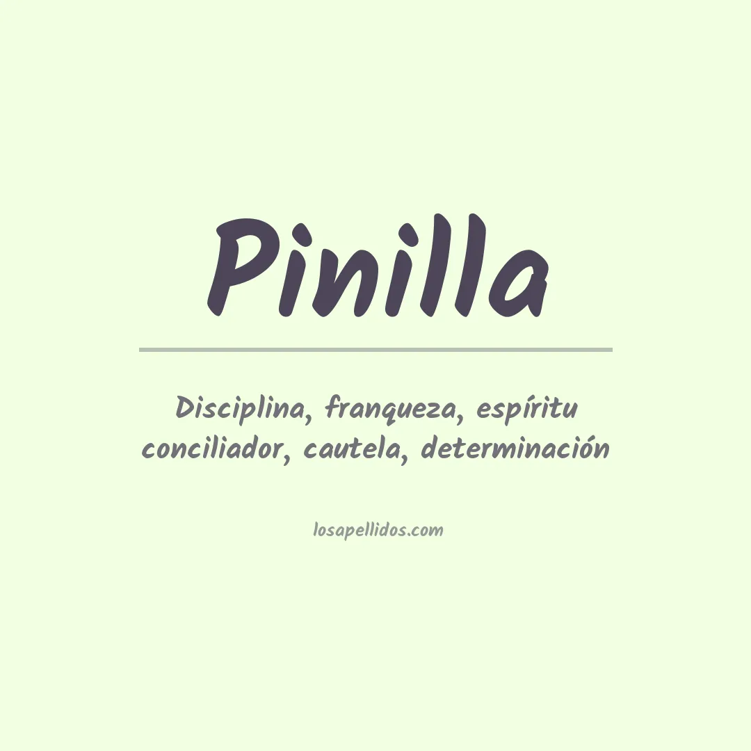 Apellido Pinilla