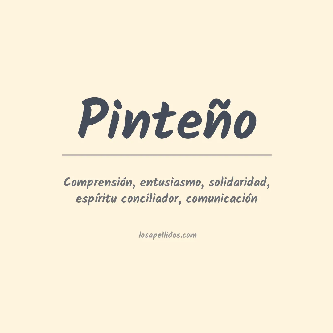 Apellido Pinteño