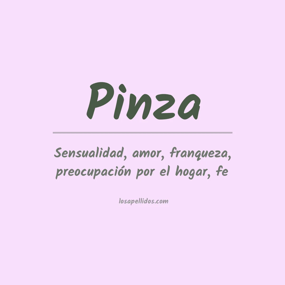Apellido Pinza