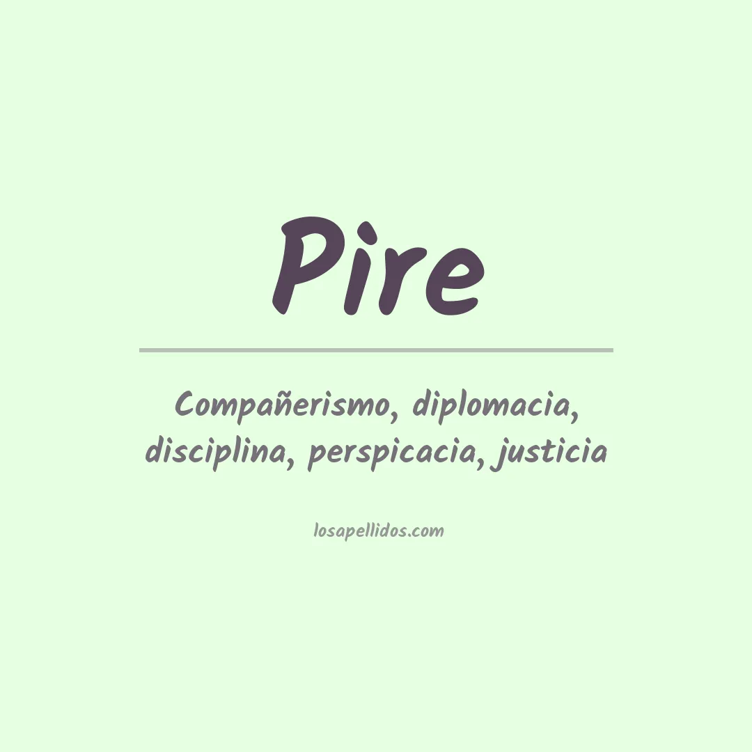Apellido Pire