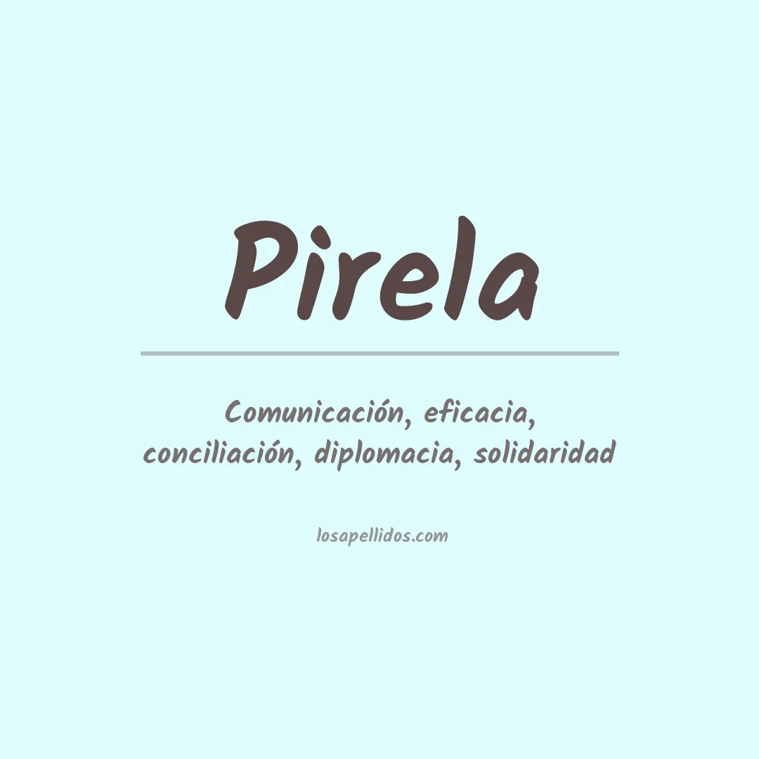 Apellido Pirela