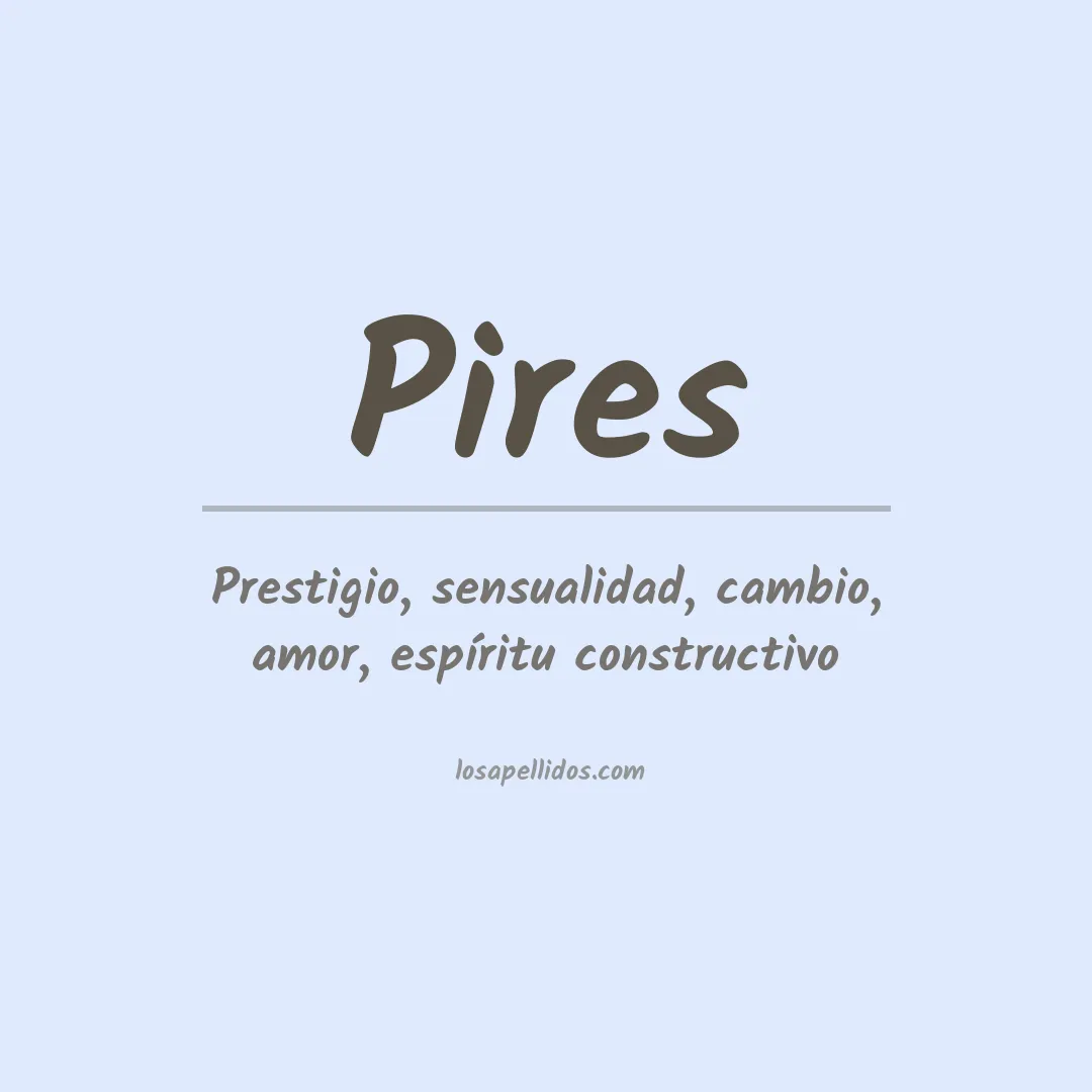 Apellido Pires