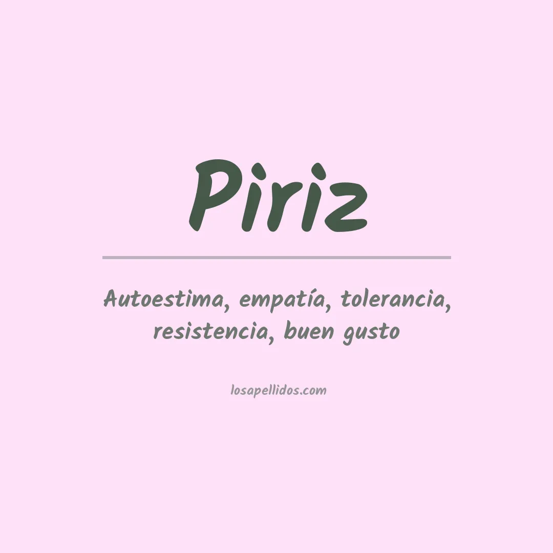 Apellido Piriz