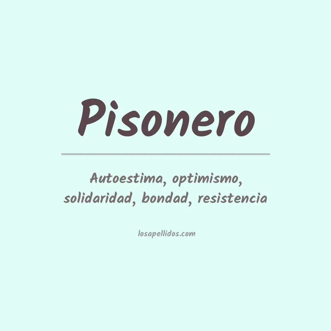 Apellido Pisonero