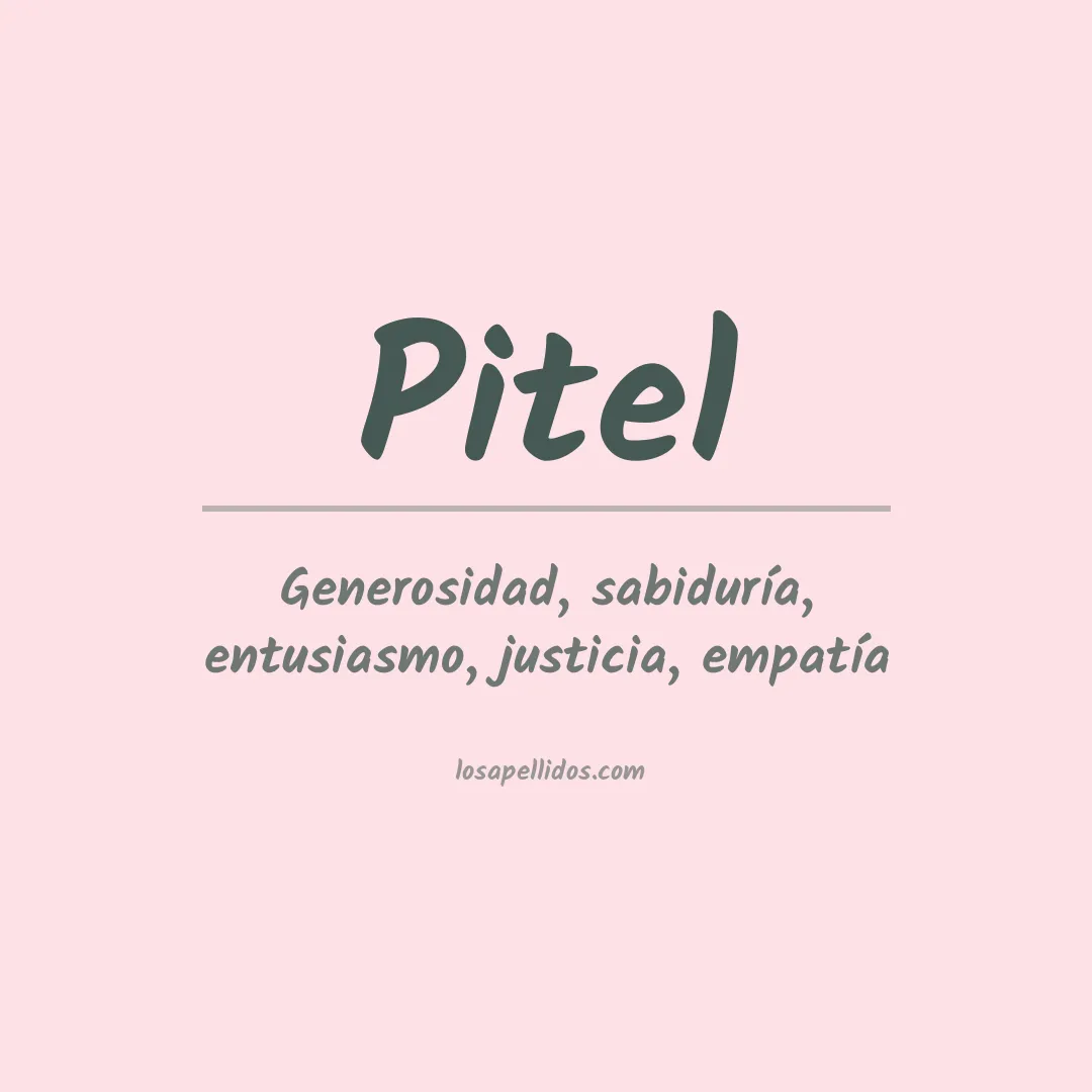 Apellido Pitel