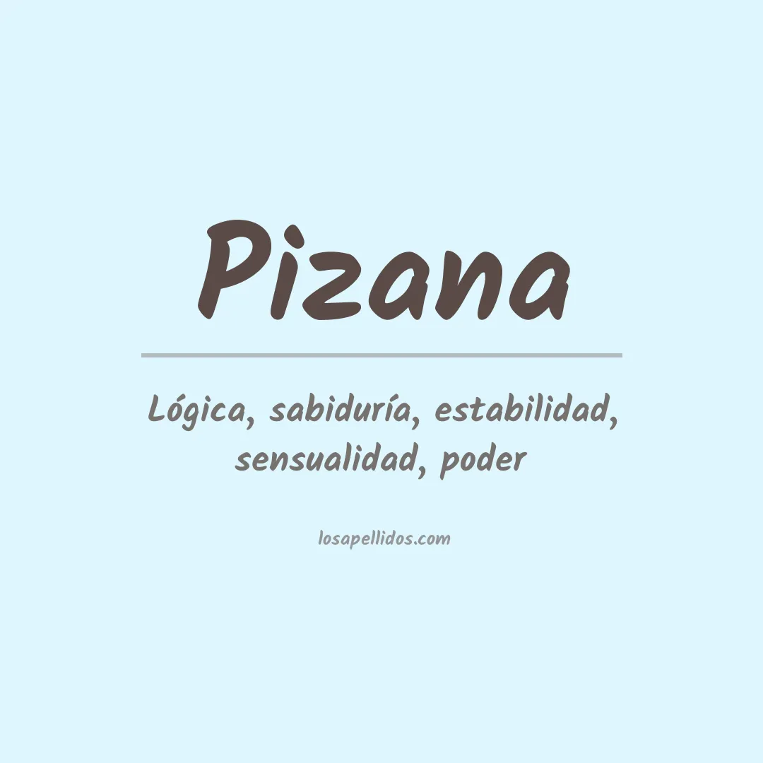 Apellido Pizana