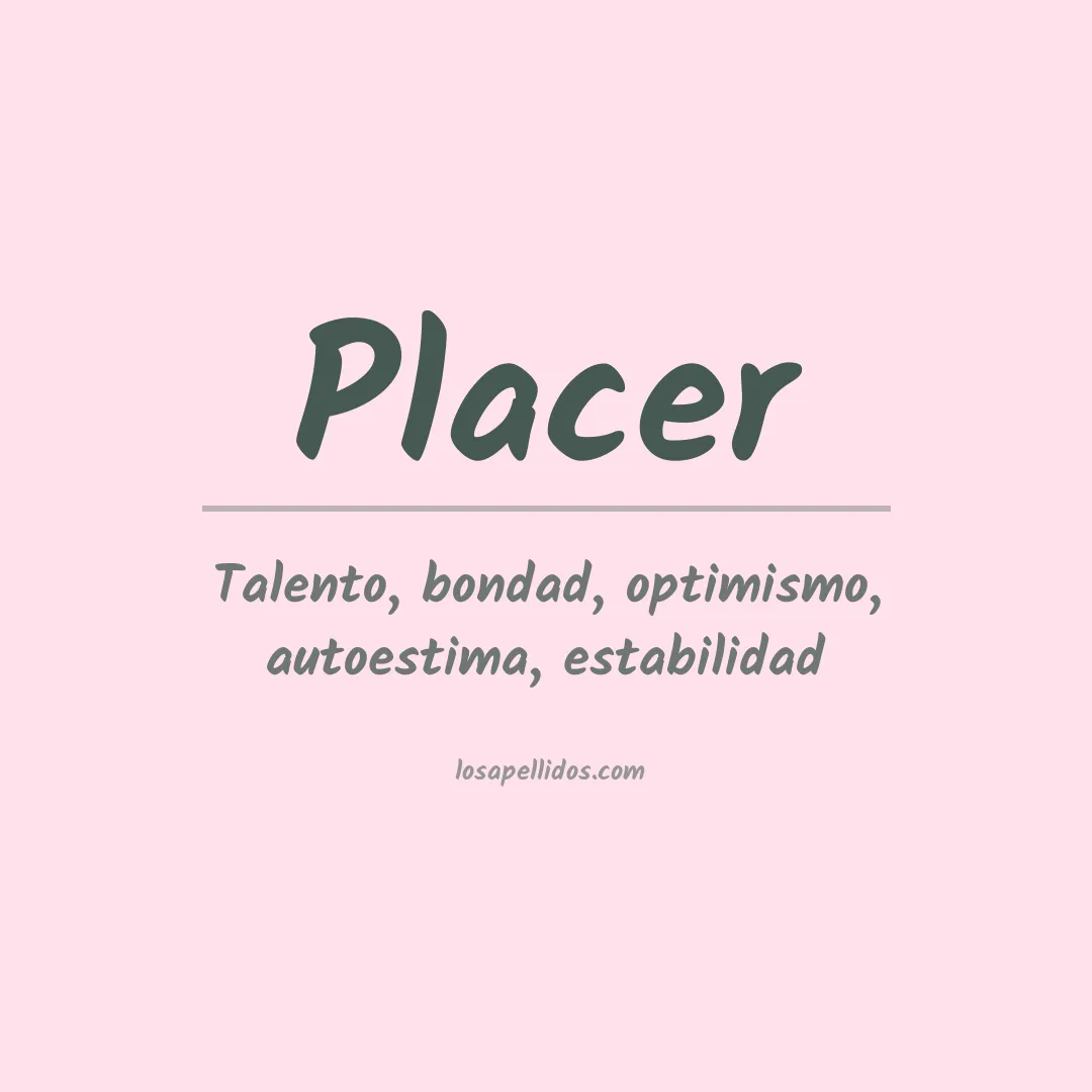 Apellido Placer