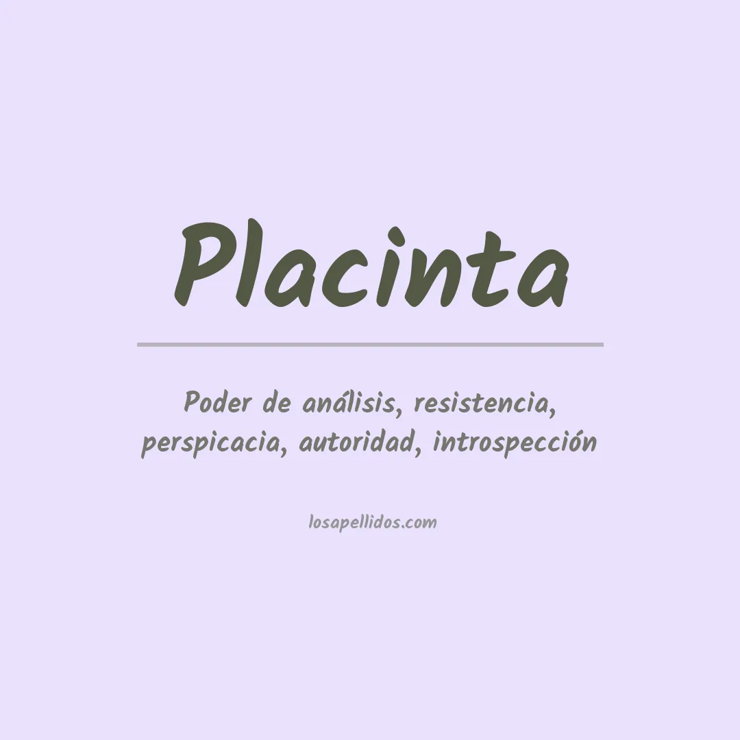 Apellido Placinta