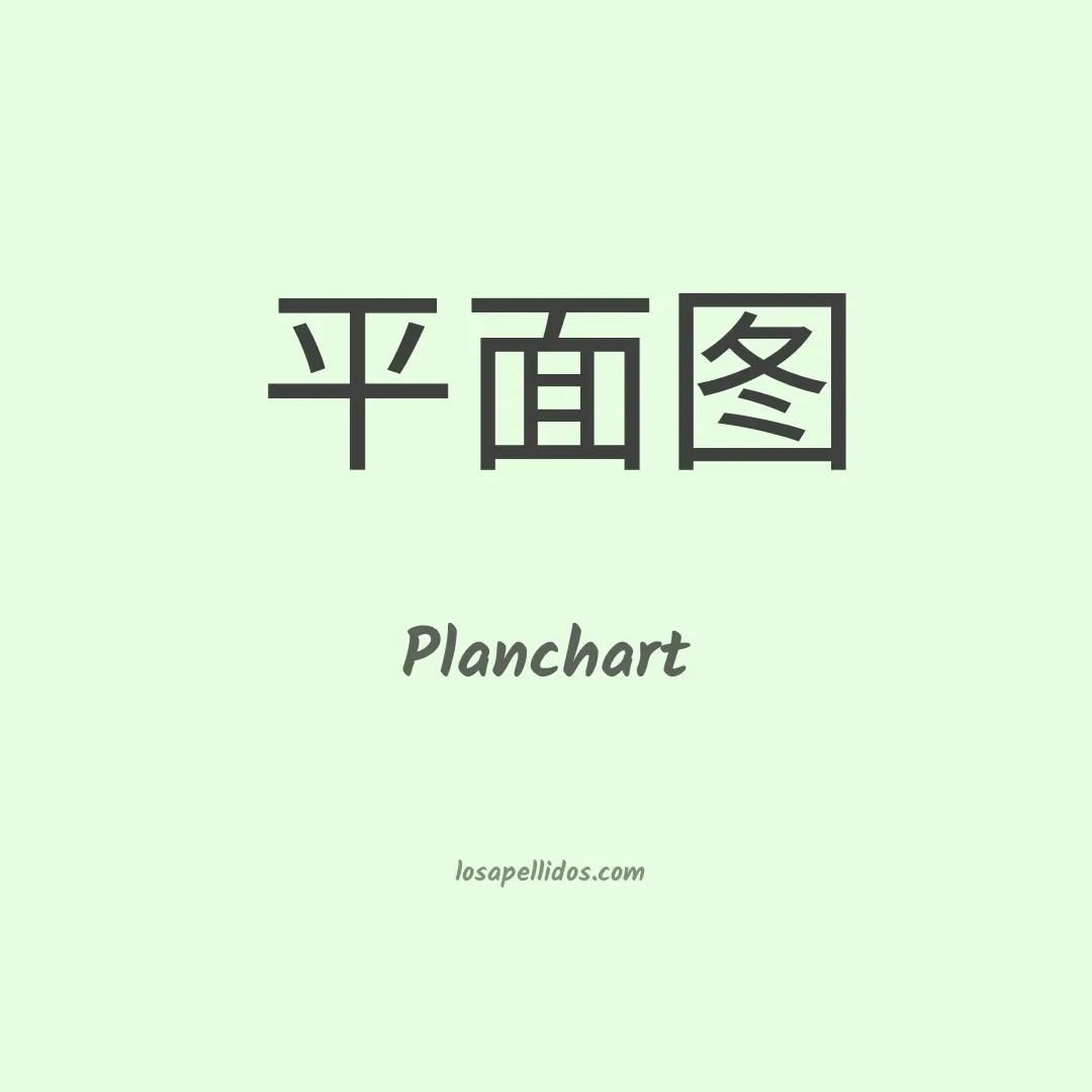 Planchart en chino