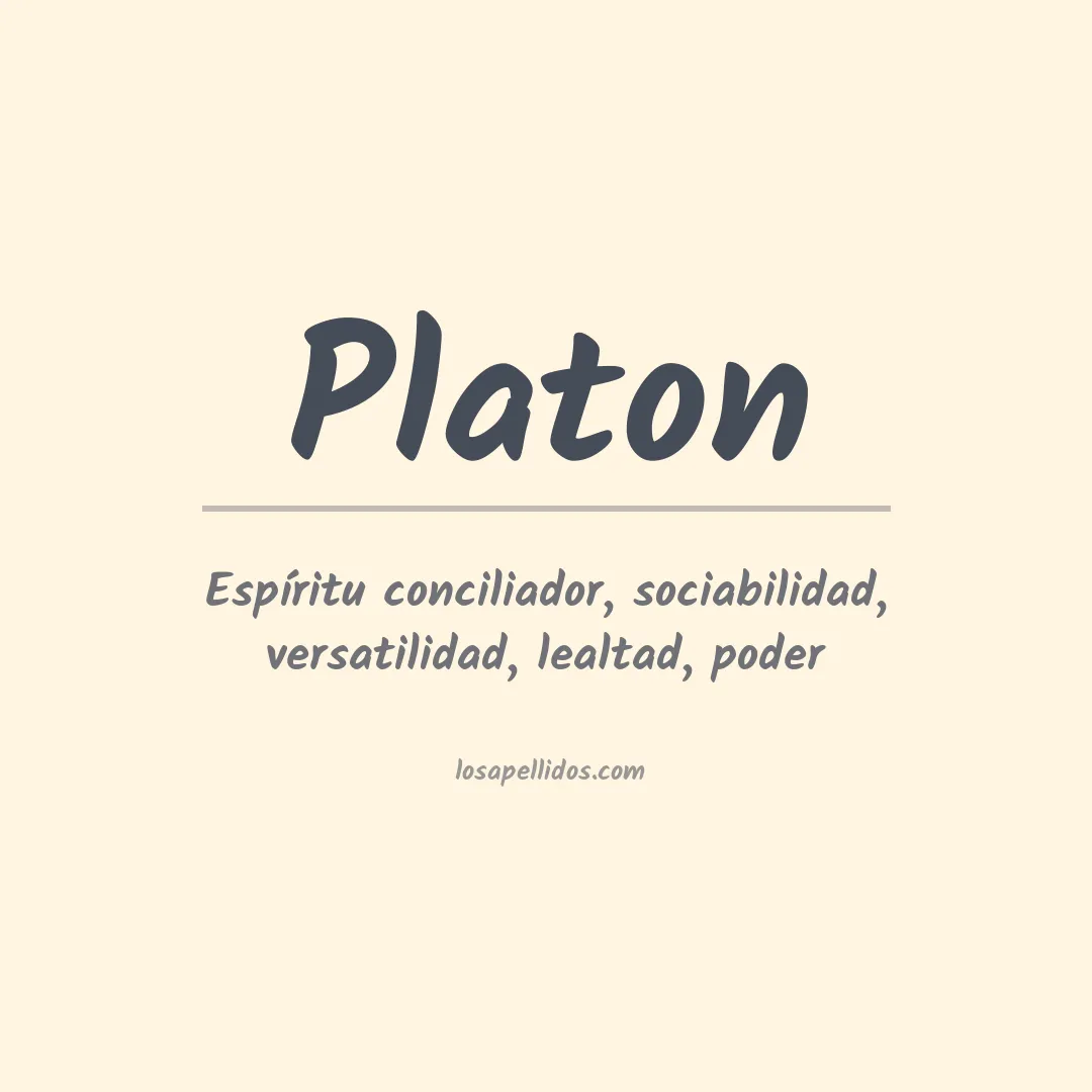 Apellido Platon