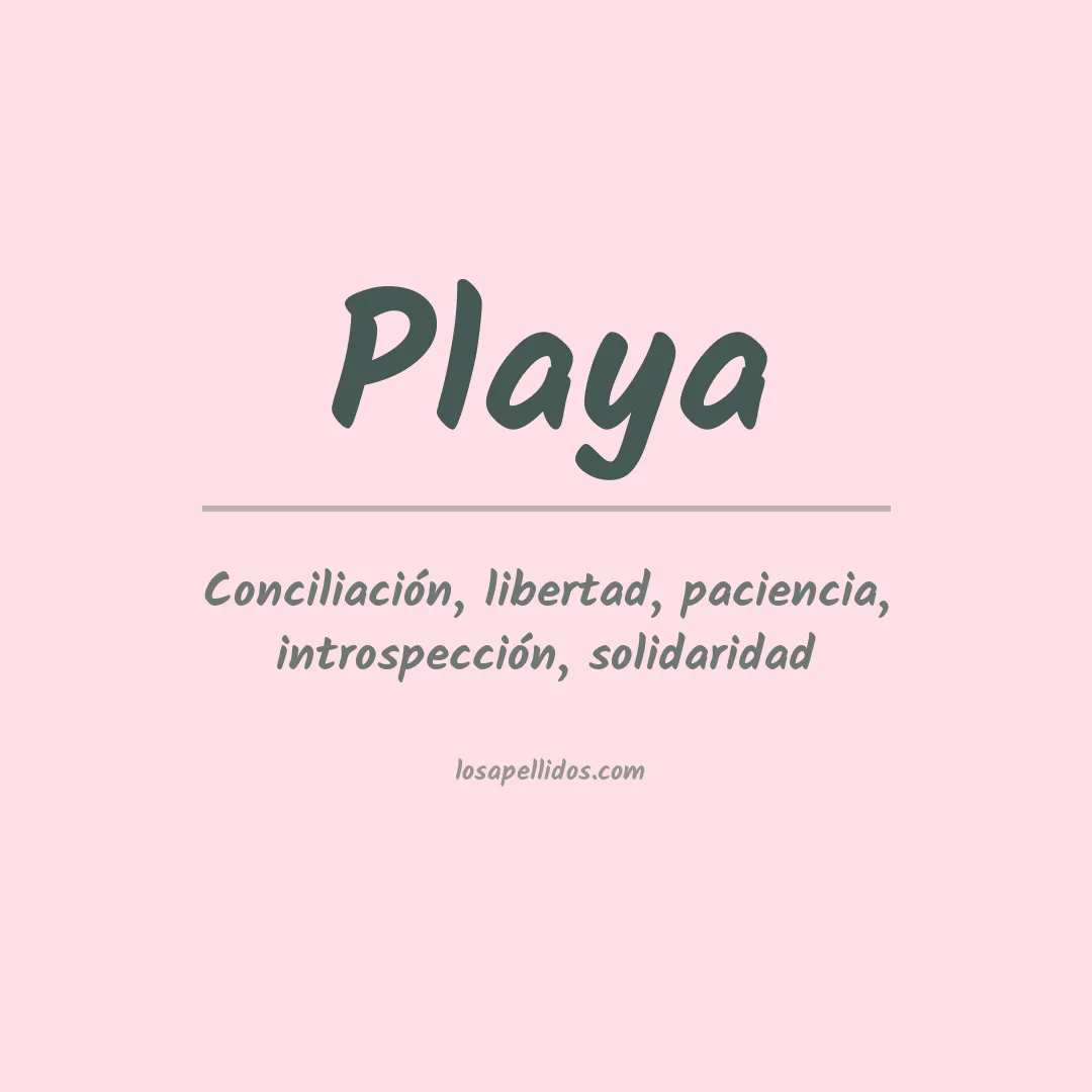 Apellido Playa
