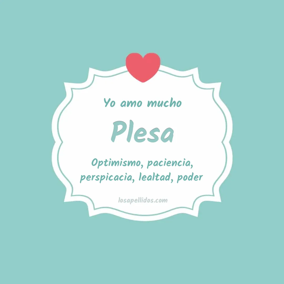 Yo amo mucho Plesa