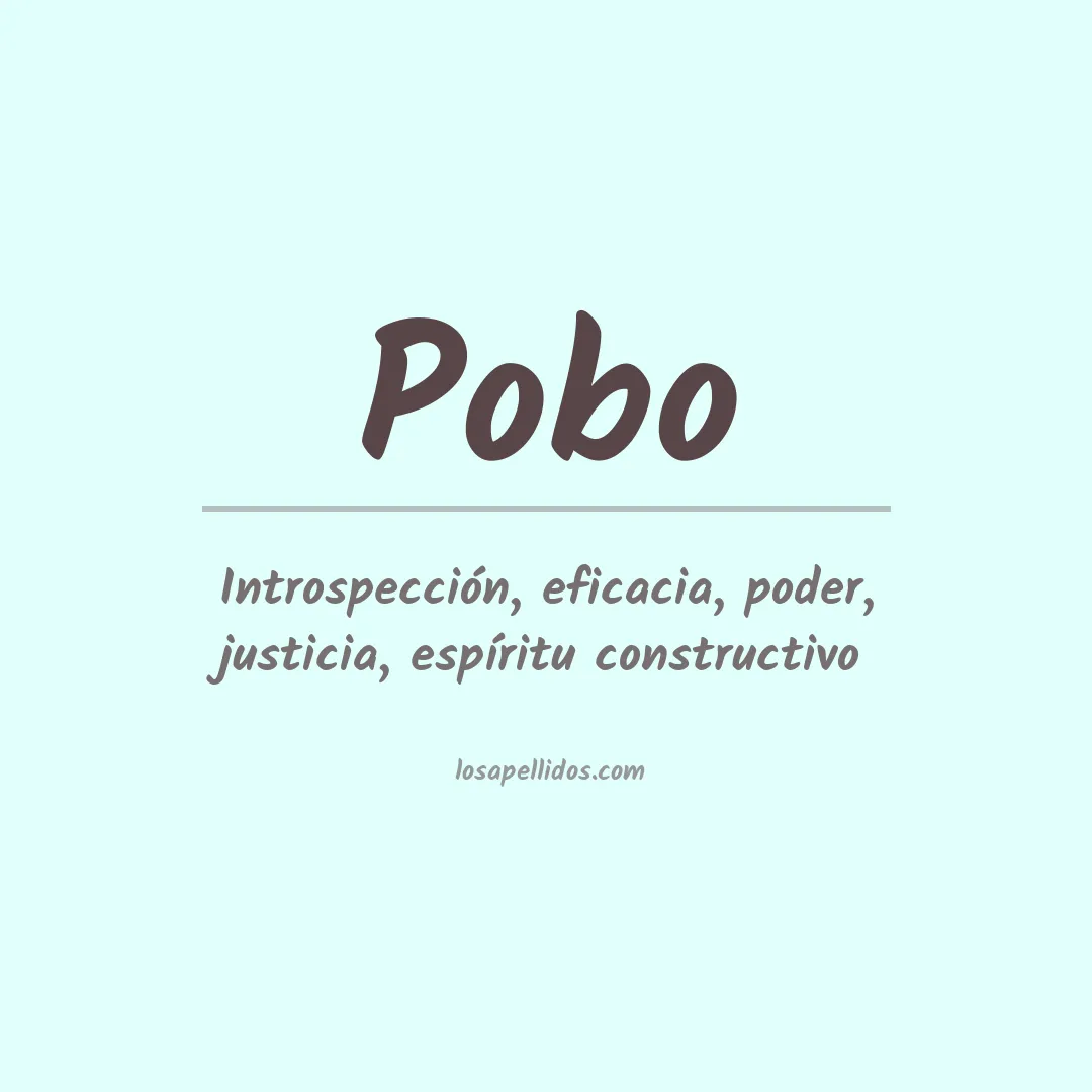 Apellido Pobo