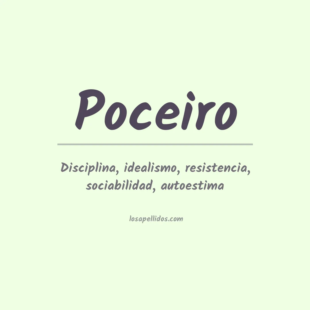 Apellido Poceiro