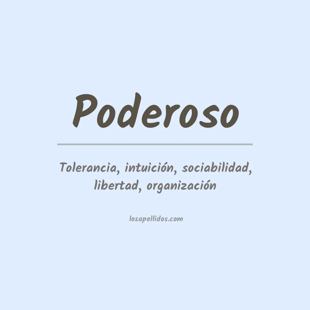 Apellido Poderoso