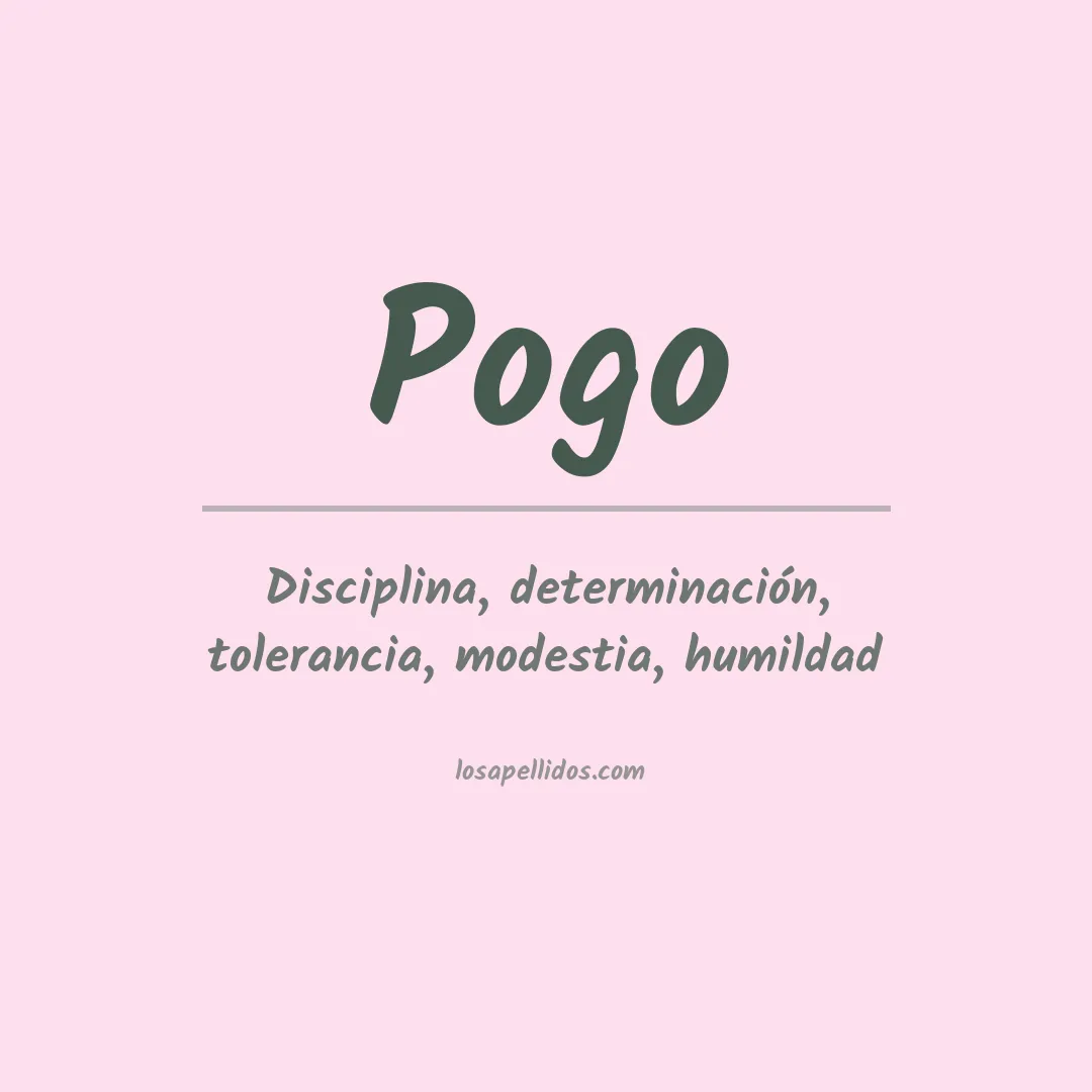 Apellido Pogo