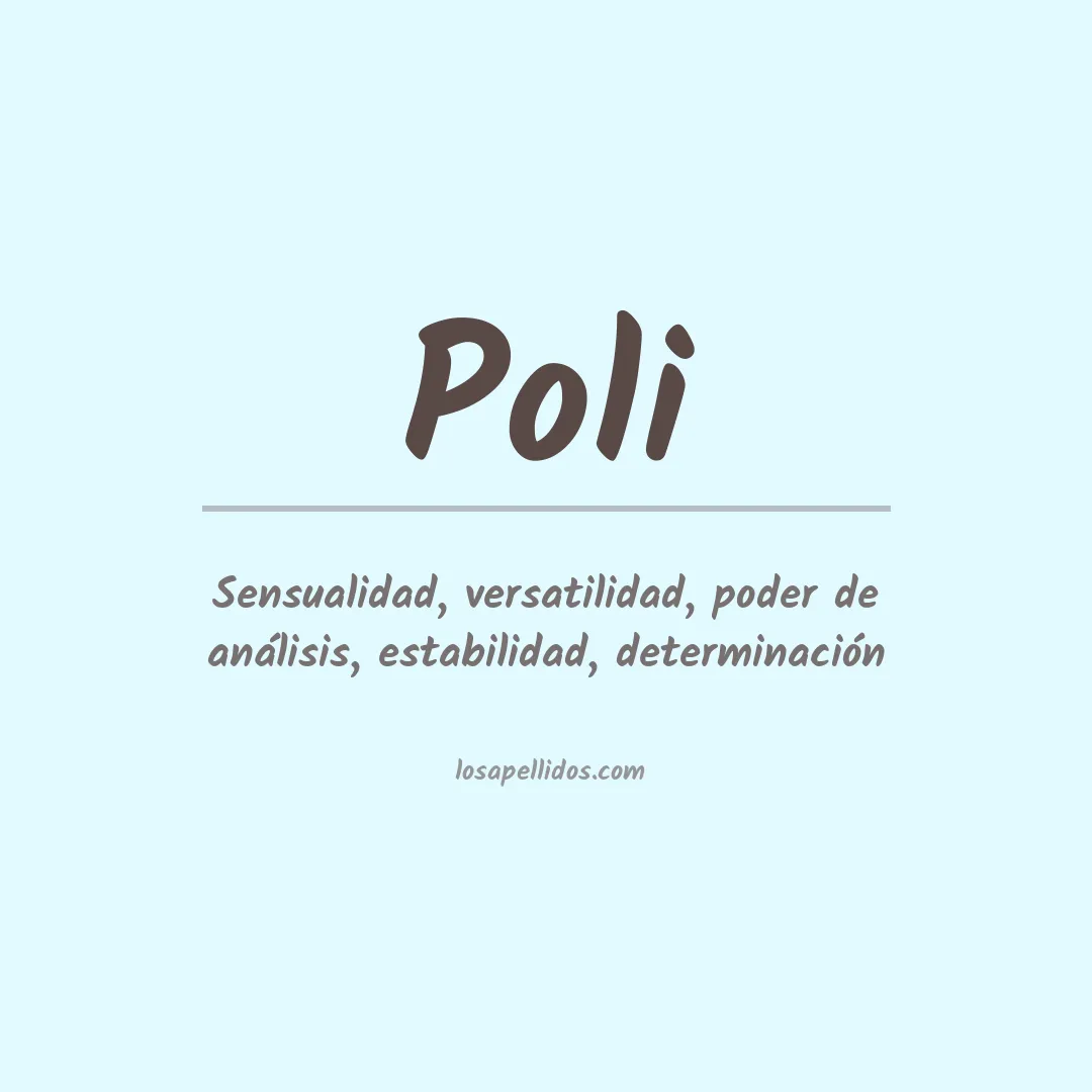 Apellido Poli